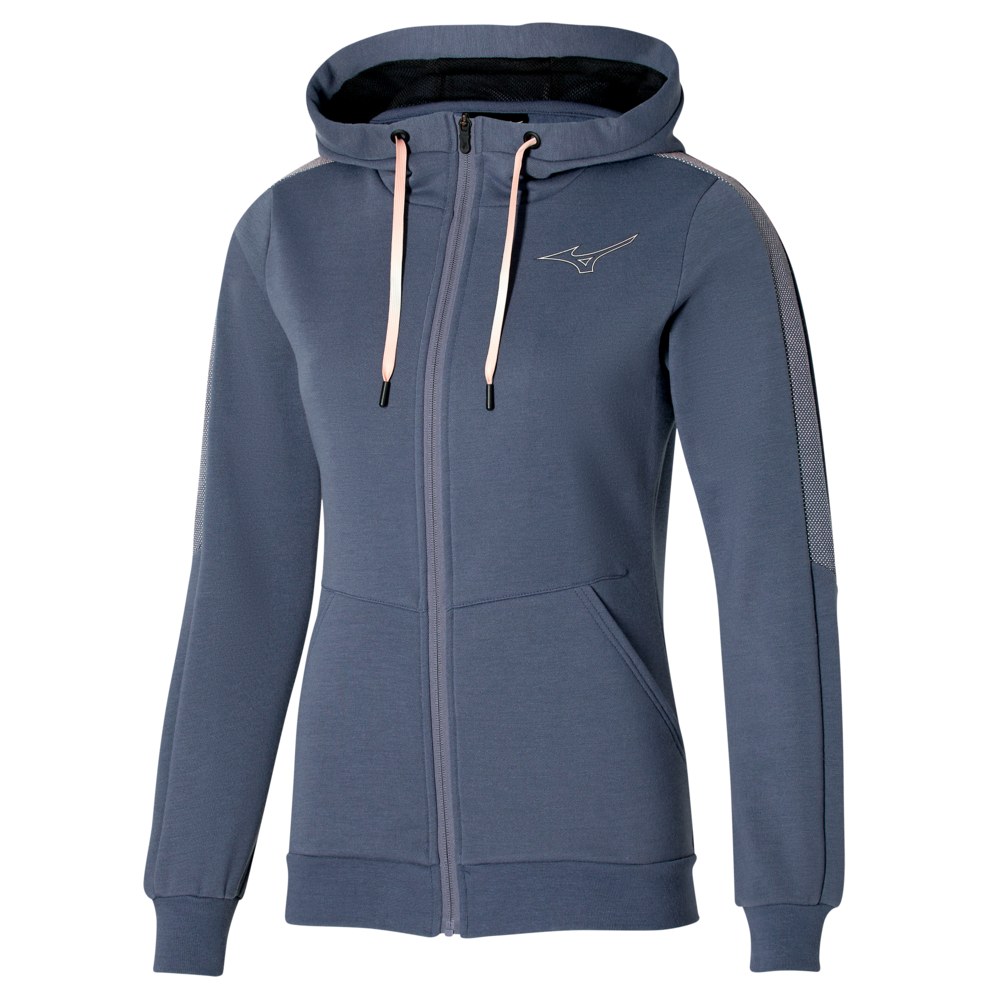 Sportswear - Mizuno Release Sweat Jacket Lady K2GCA701 nightshadow blue