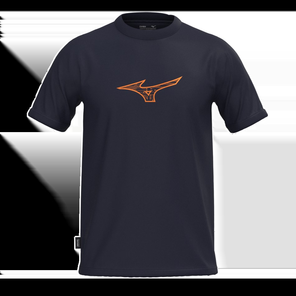 Sportswear - Mizuno T-shirt Athletics RB Tee K2GAC501 Baritone Blue