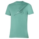 Sportswear - Mizuno T-shirt Release Graphic K2GAA502 mineral blue