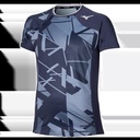 Sportswear - Mizuno T-shirt Shadow Graphic 62GAC50105 odyssey gray