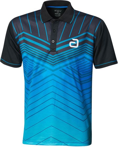 Sportswear - Andro Shirt Letis Black/Blue