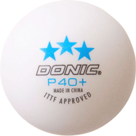 Table Tennis Ball - Donic Balls P40+ ***  3 Pcs