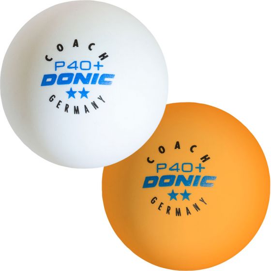 Table Tennis Ball - Donic Balls Coach P40+** 120 Pcs