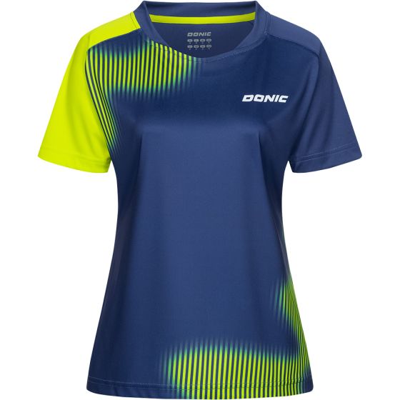 Sportswear - Donic Shirt Caliber Lady Navy/Lime