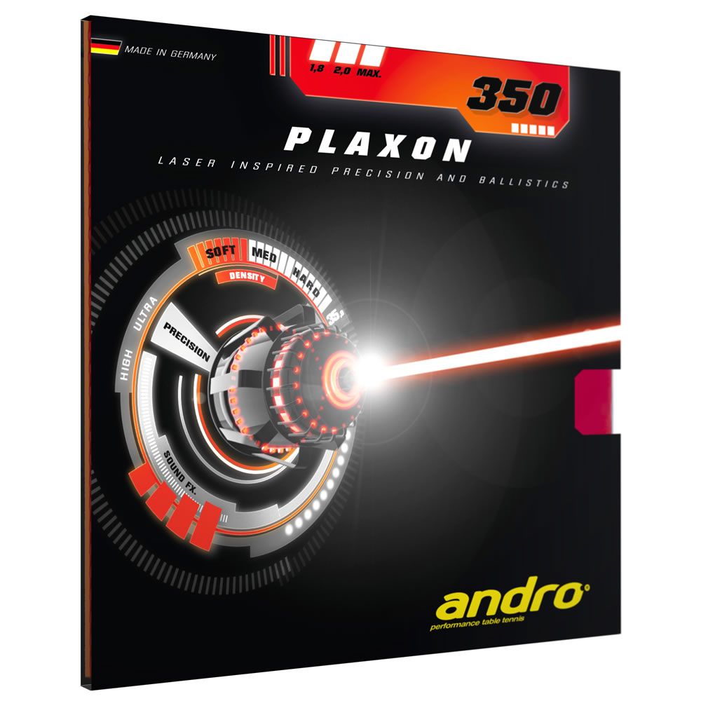 Table Tennis Rubber - Andro Plaxon 350 (BLACK ONLY)