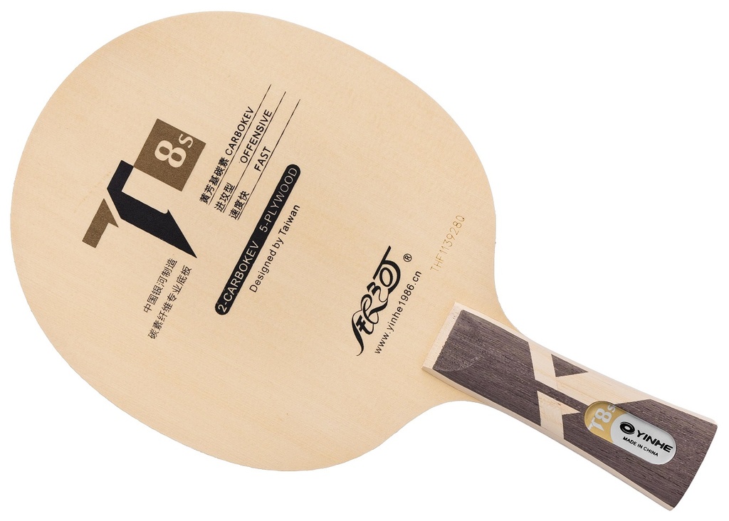 Table Tennis Blade - Yinhe T-8s (Flared Handle Only)