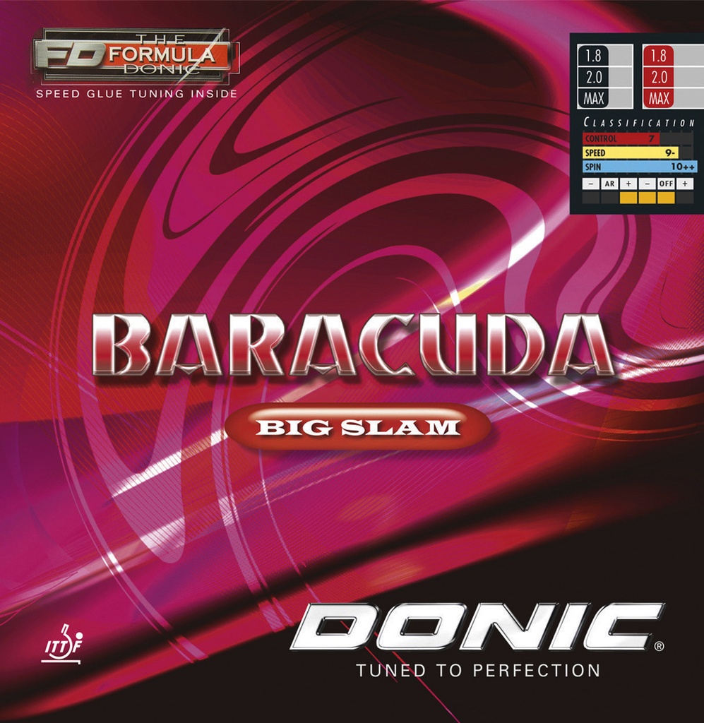 Table Tennis Rubber - Donic Baracuda Big Slam