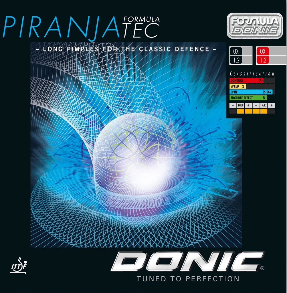 Table Tennis Rubber - Donic Piranja Formula-TEC