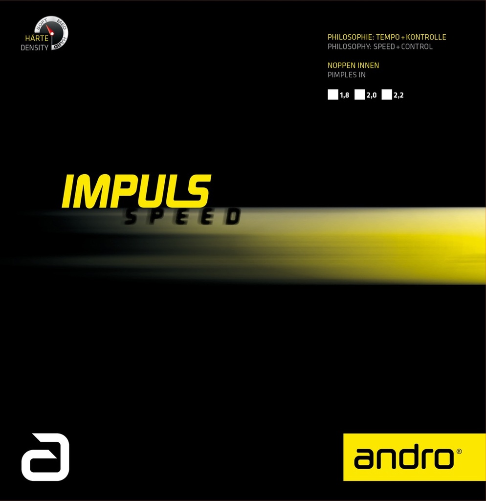 Table Tennis Rubber - Andro Impuls Speed