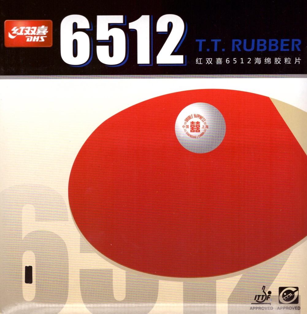 Table Tennis Rubber - DHS 6512