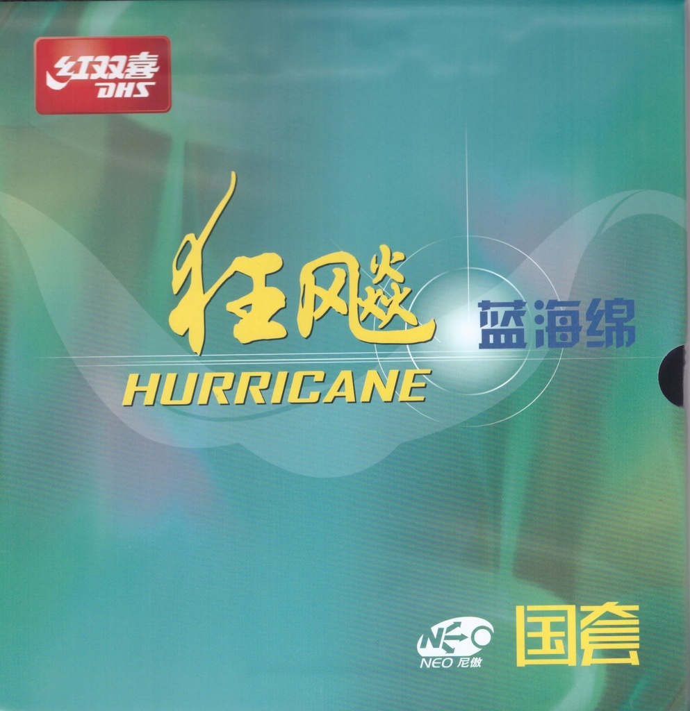 Table Tennis Rubber - DHS Hurricane 3 Neo National 39'(blue sponge)
