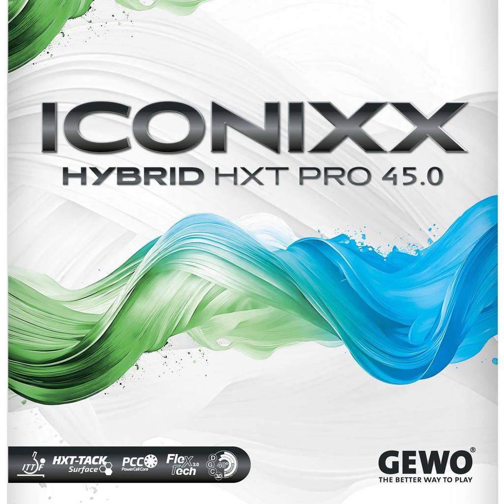 Table Tennis Rubber - Gewo Iconixx Hybrid HXT Pro 45.0