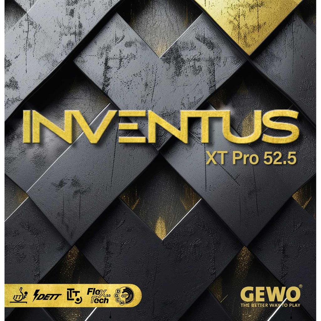 Table Tennis Rubber - Gewo Inventus XT Pro 52.5