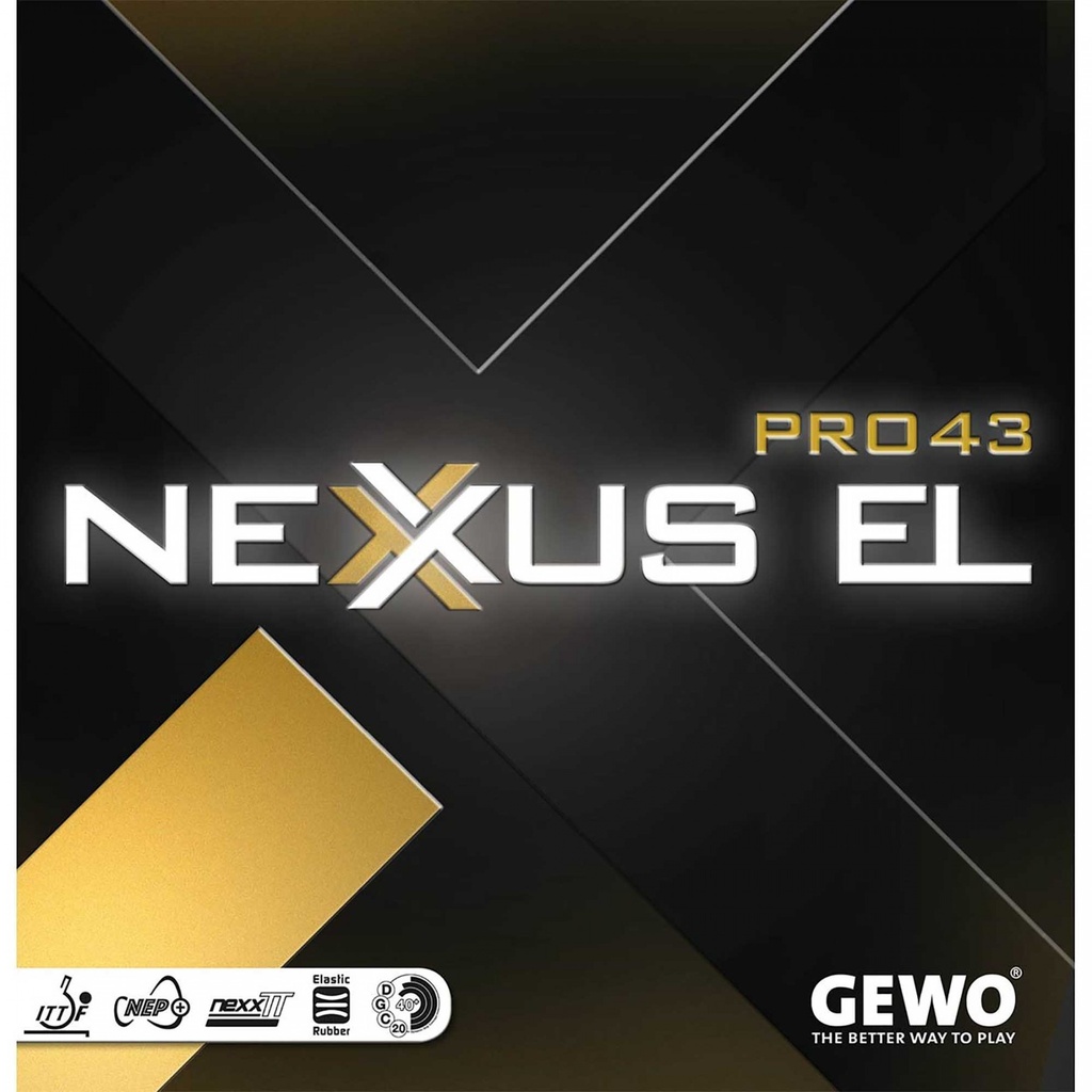 Table Tennis Rubber - Gewo Nexxus EL Pro 43