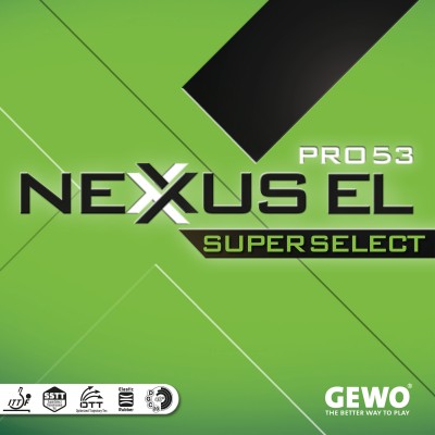 Table Tennis Rubber - Gewo Nexxus EL Pro 53 Super Select