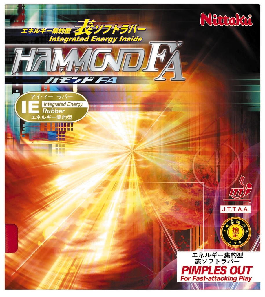 Table Tennis Rubber - Nittaku Hammond FA