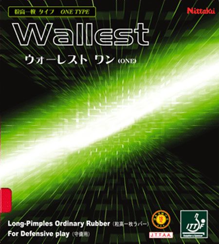 Table Tennis Rubber - Nittaku Wallest One (OX)
