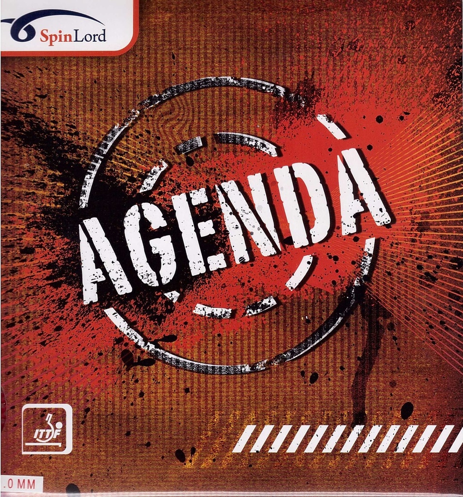 Table Tennis Rubber - Spinlord Agenda