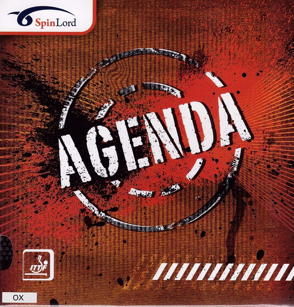 Table Tennis Rubber - Spinlord Agenda OX