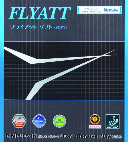 Table Tennis Rubber - Nittaku Flyatt Soft