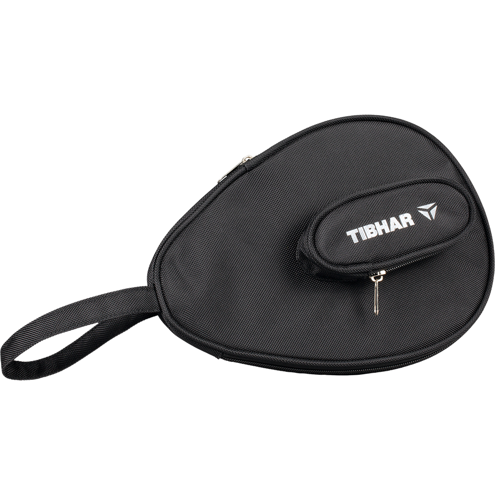 Table Tennis Bat Case - Tibhar Round Cover Etna Black