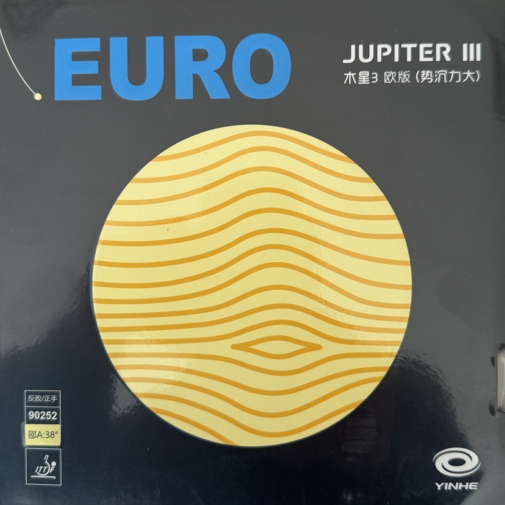 Table Tennis Rubber - Yinhe Jupiter III Euro 38'