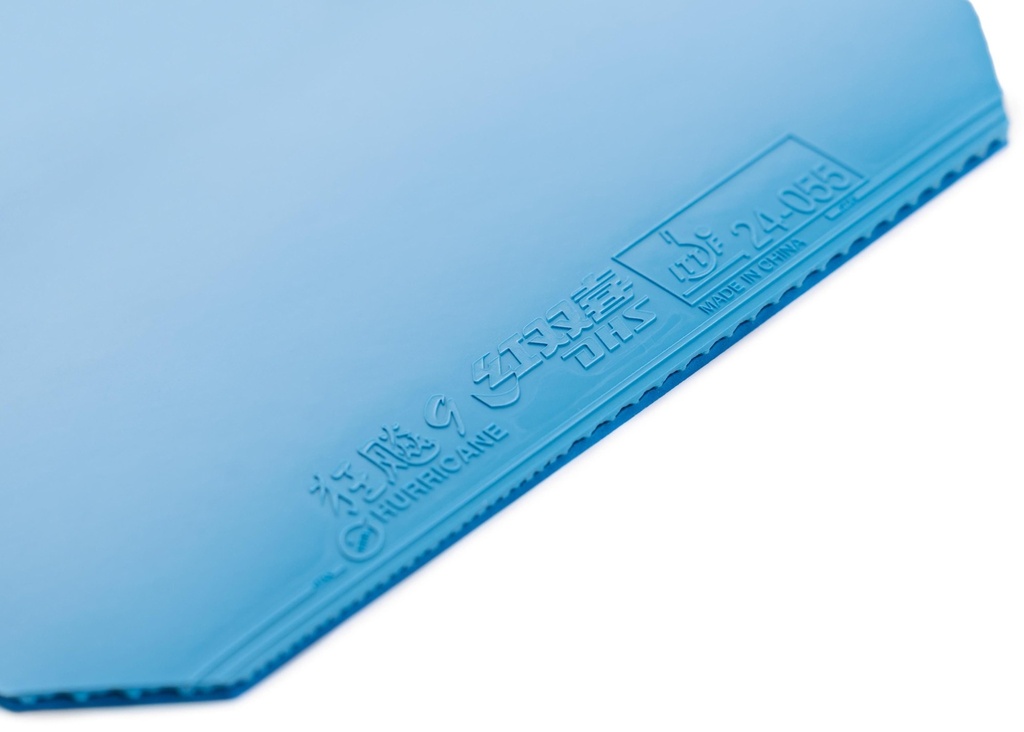 Table Tennis Rubber - DHS Hurricane 9 blue 38'