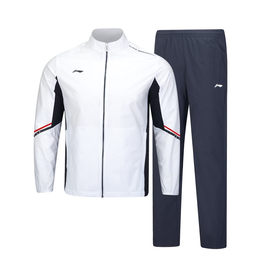 Sportswear - Li-Ning Competition Suit AWBV021-2 white/black