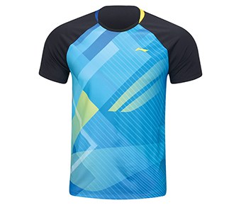 Sportswear - Li-Ning Shirt AAYU031-7C blue/black