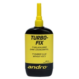 Table Tennis Cleaner - Andro Turbo Fix 250ml (25 sponges+ 1 clip)