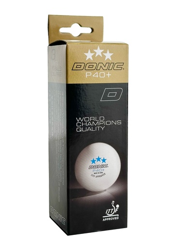Donic P40+ 3-star balls (3)