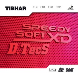 Table Tennis Rubber - Tibhar Speedy Soft XD DTecs