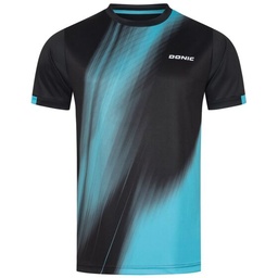 Sportswear - Donic T-Shirt Cream Black/Blue