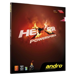 Table Tennis Rubber - Andro Hexer Powersponge