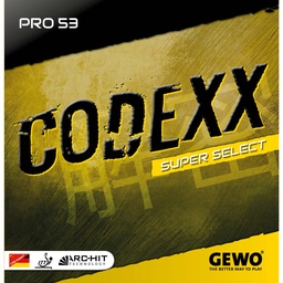 Table Tennis Rubber - Gewo Codexx Pro 53 Super Select