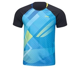 Sportswear - Li-Ning Shirt AAYU031-7C blue/black