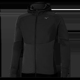 Sportswear - Mizuno Jacket Warmalite Hybrid FZ black