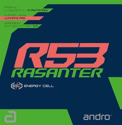 Table Tennis Rubber - Andro Rasanter R53