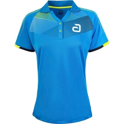 Sportswear - Andro Shirt Avos Women Blue/Yellow