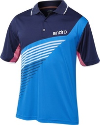 Sportswear - Andro Shirt Harris Blue/Dark Blue